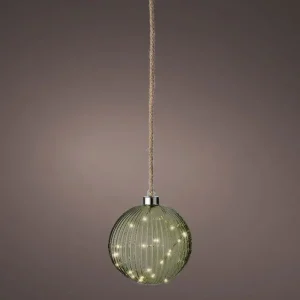 Micro LED bal binnen dia14cm green/warm white Speciale Aanbieding