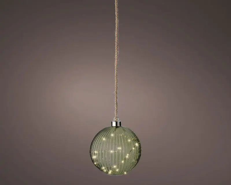 Micro LED bal binnen dia14cm green/warm white Speciale Aanbieding