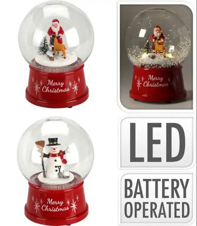 Professioneel Water Globe W Xmas Scene 120 mm
