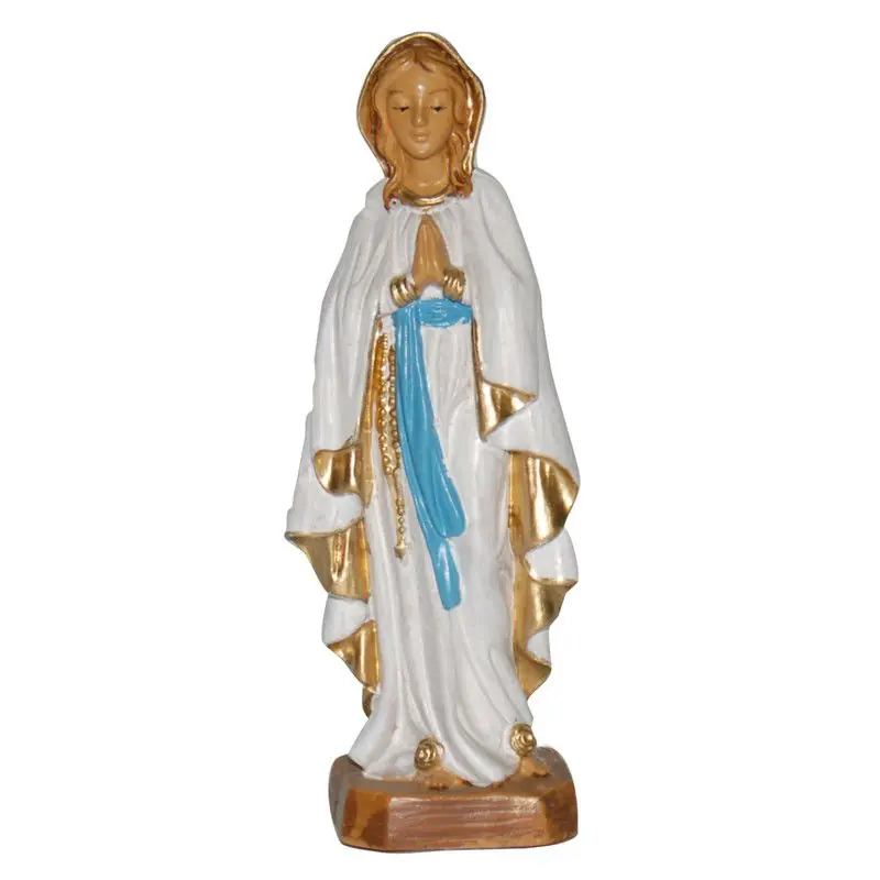 Populair Maria beeldje - biddend - 12 cm - polystone - religieuze beelden - Kerstbeeldjes