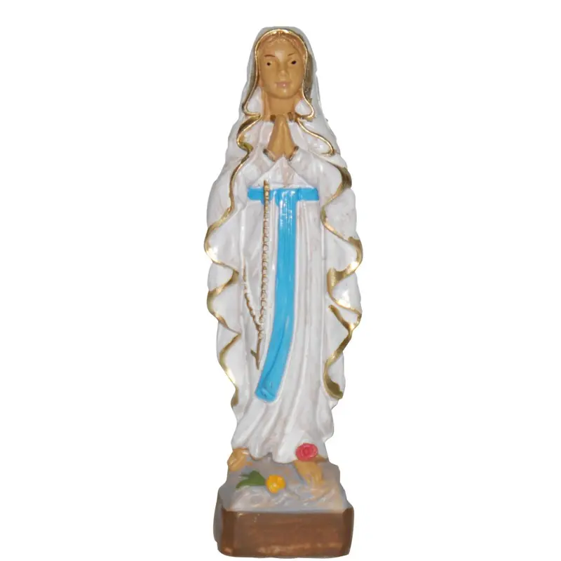 Maria beeldje - biddend - 10 cm - polystone - religieuze beelden - Kerstbeeldjes Favoriet