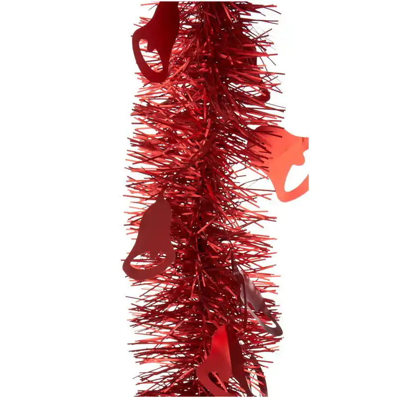 Arte R kerstslinger - rood - 200 x 12 cm - lametta - Kerstslingers Premium