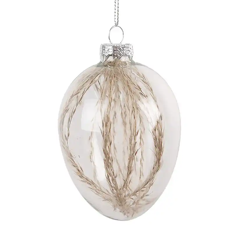 Shop Nu Clayre & Eef Paashanger Ei Ø 7x10 cm Transparant Glas