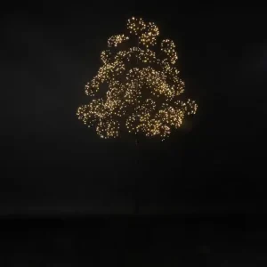 Kerstboom LED Dorion L zwart Rechtstreeks Van De Fabrikant