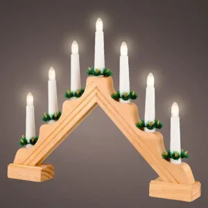 Lage Kosten LED raamdeco l5b39h32 cm ntrl/wwt kerst