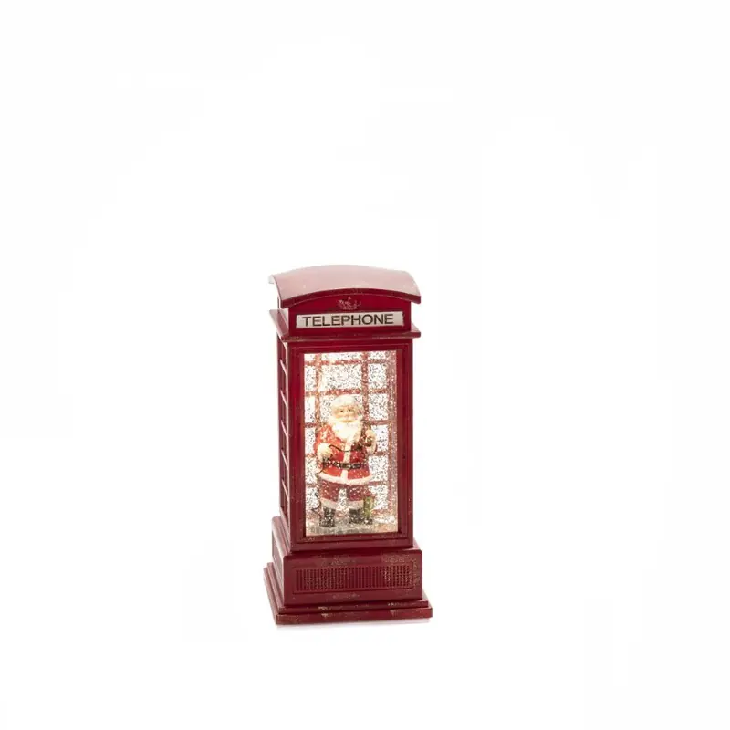 Gratis Retour LED kerstlantaarn telefooncel, klein