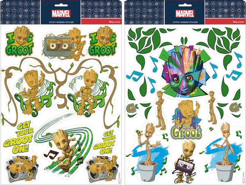 Raamsticker plastic groot l42cm Luxe