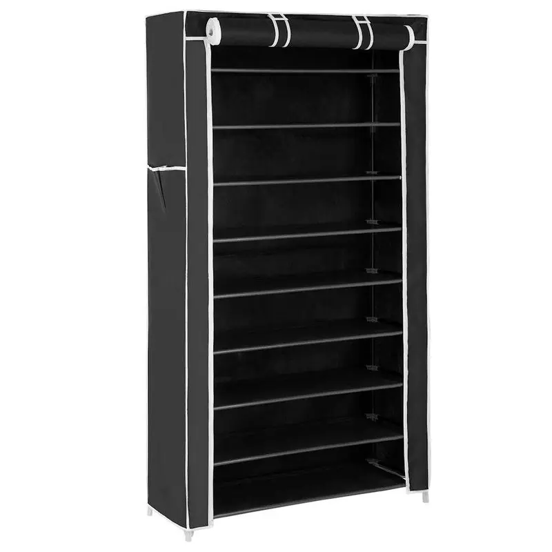 Speciale Aanbieding Decopatent® XXL Schoenenrek - Voor 40 paar schoenen - Met hoes - Schoenenkast organizer voor schoenen opbergen - Staand opbergrek