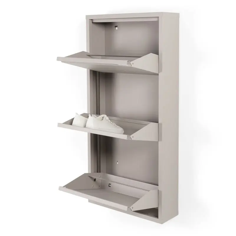 Exclusieve Aanbieding Spinder Design schoenenkast Billy 3 - Silky Taupe - 6 paar schoenen