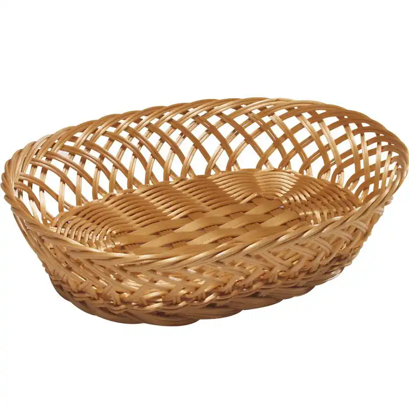 Kesper fruitmand/broodmand - ovaal - 23,5 x 31 x 8,5 cm - Tafel dekken - broodmand Exclusieve Aanbieding