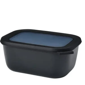 Multikom cirqula rechthoekig 1500 ml nordic black Fabrieksprijs