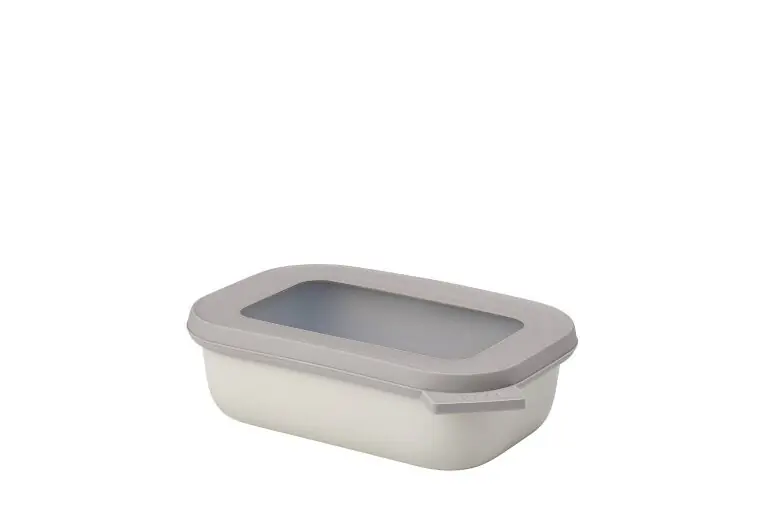 Multikom cirqula rechthoekig 500 ml nordic white Populair