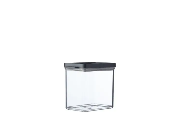Bewaardoos omnia rechthoekig 1100 ml black Origineel