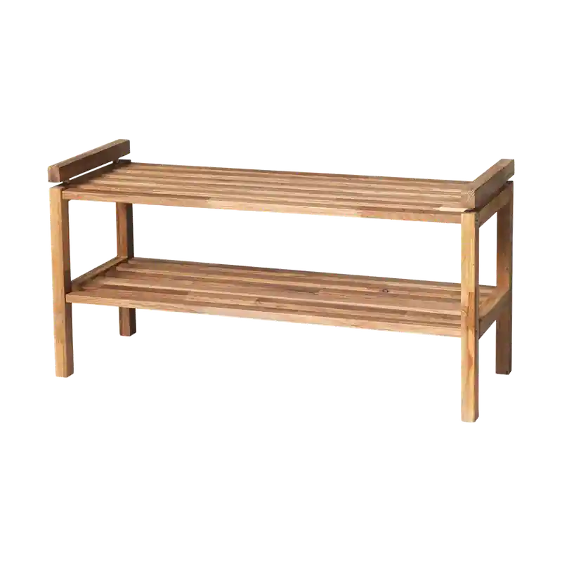 Confetti houten schoenenrek naturel - 80 x 30 cm Dagaanbieding