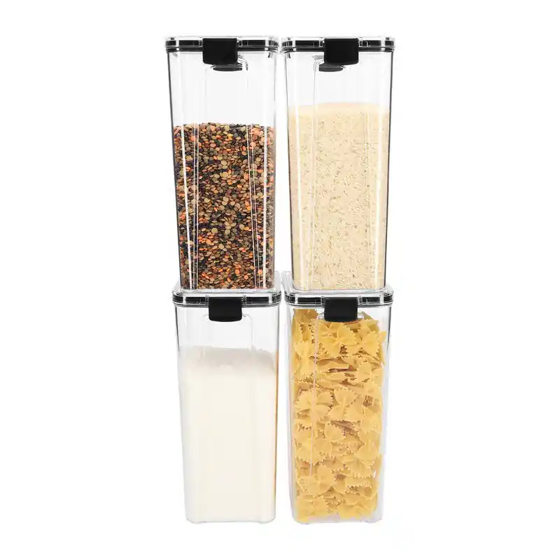 Krumble Voorraadpot plastic 1800 ml - Set van 4 Luxe