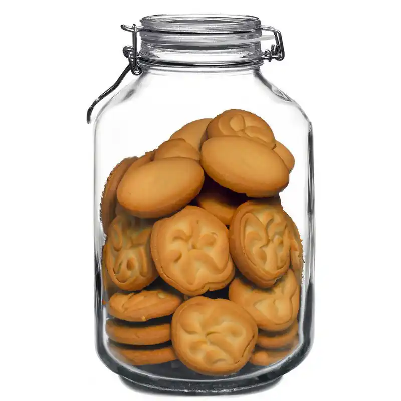 Bormioli Rocco Weckpot/inmaakpot - 4L - glas - met beugelsluiting - Weckpotten Snelle Levering