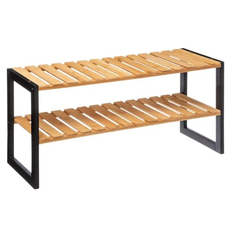 Laatste Versie Schoenenrek Hout Stapelbaar - Stapelbaar & Duurzaam