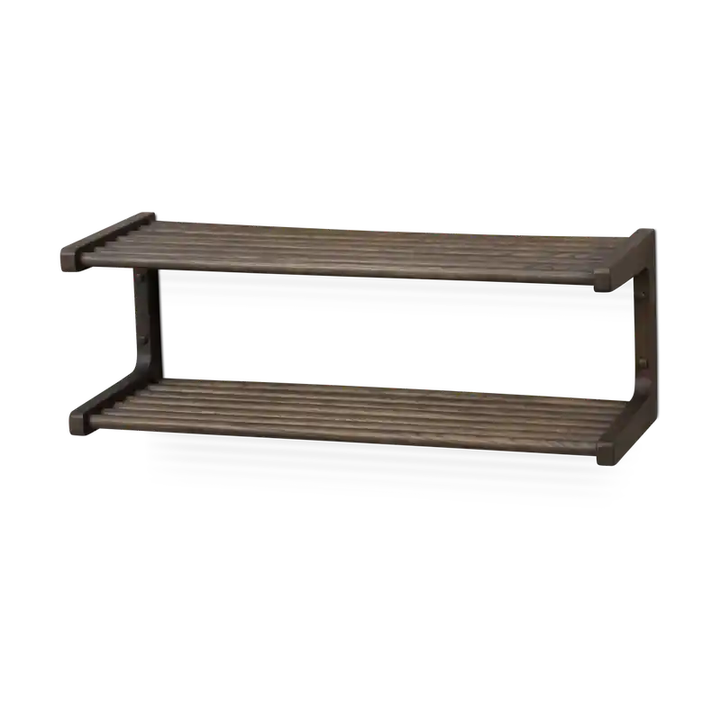 Hete Deal Inverness houten schoenenrek donker eiken - 80 x 28 cm