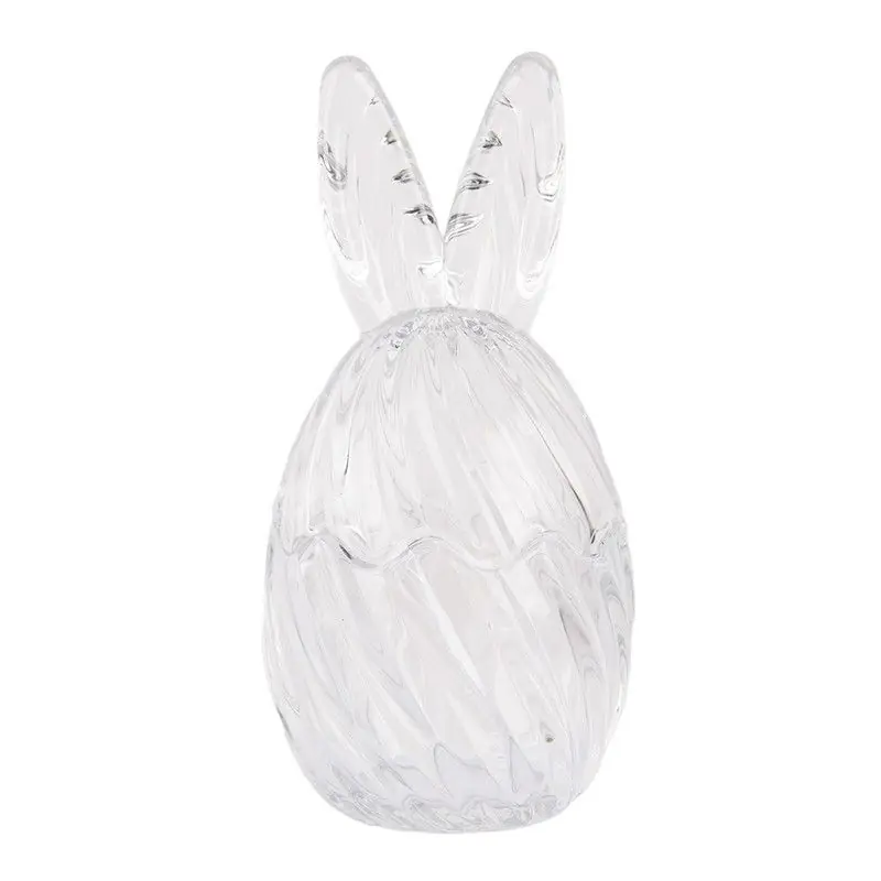Speciale Aanbieding Clayre & Eef Glazen potje Ei Ø 9x17 cm Transparant Glas
