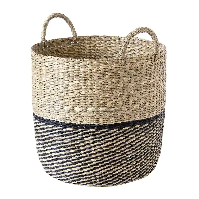 Speciale Aanbieding Ronde tweekleurige mand in zeebies