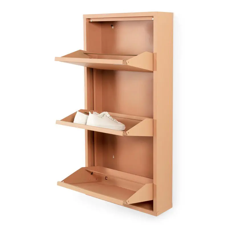 Direct Verzonden Spinder Design schoenenkast Billy 3 - Clay Terra - 6 paar schoenen
