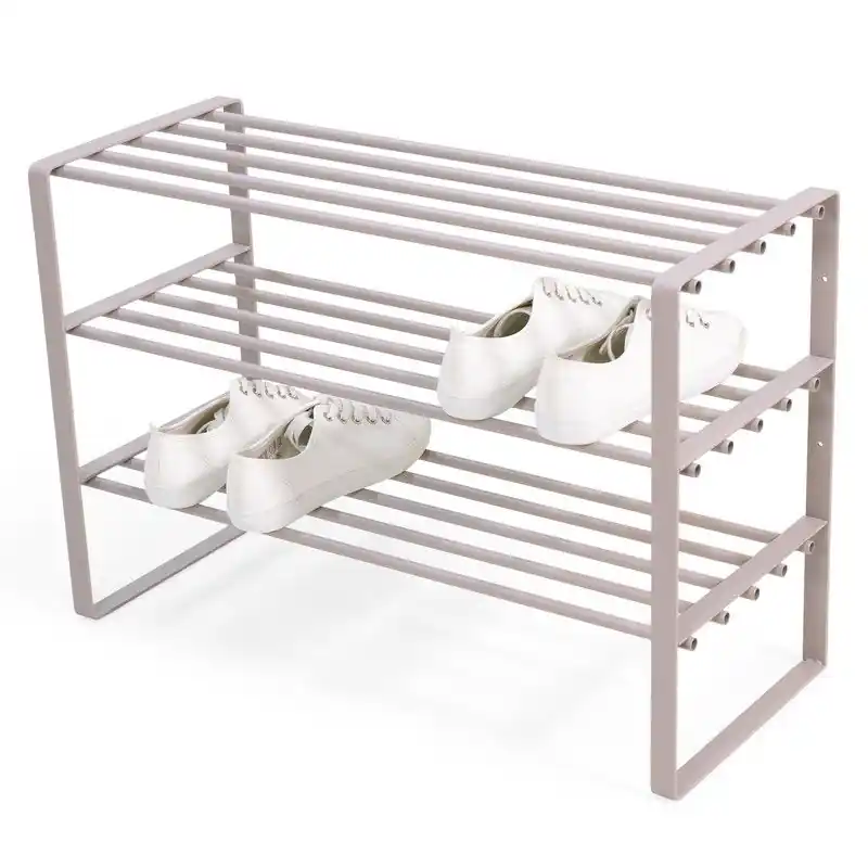 Seizoensaanbieding Spinder Design schoenenrek Rex SR 2 - Silky Taupe - 12 paar schoenen