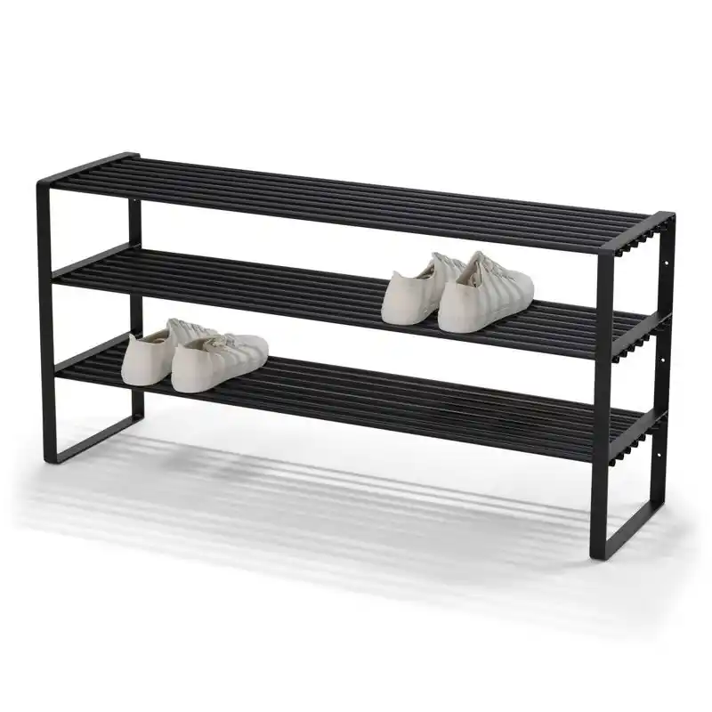 Spinder Design schoenenrek Rex SR 2 - 100 Cm - Zwart - 16 paar schoenen Voordeelprijs