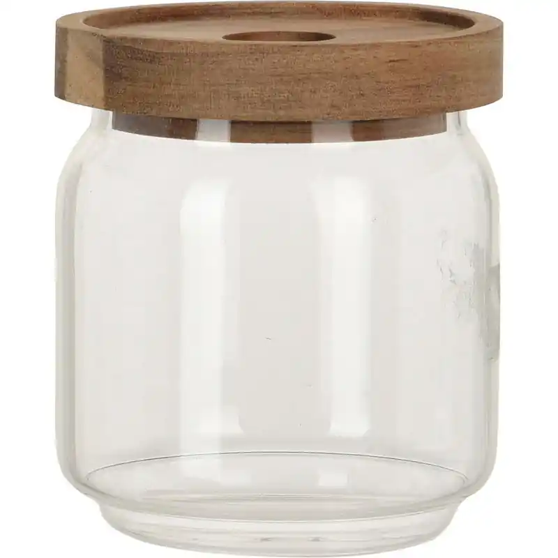 Voorraadpot - transparant glas - met deksel - 400 ml - voorraadbus - Voorraadpot Shop Nu