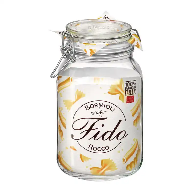 Plaats Bestelling Bormioli Rocco Voorraadpot / weckpot - transparant - 2 Liter - Weckpotten