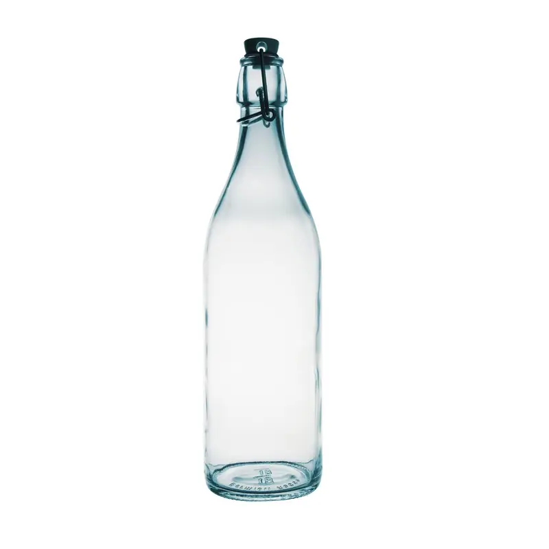 Bormioli Rocco beugelfles/weckfles - transparant - glas - 1 liter - Weckpotten Budget
