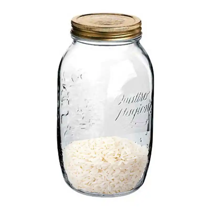 Origineel Bormioli Rocco Weckpot/inmaakpot - 1,5L - glas - 21 x 10 cm - Weckpotten