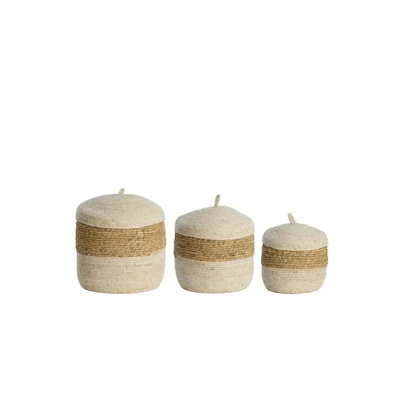 Alleen Vandaag Mand Kenmare - Crème - Ø34cm - Set van 3