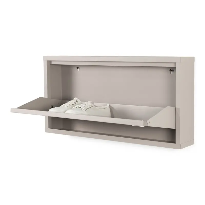 Spinder Design schoenenkast Billy 1 - Silky Taupe - 3 paar schoenen Professioneel