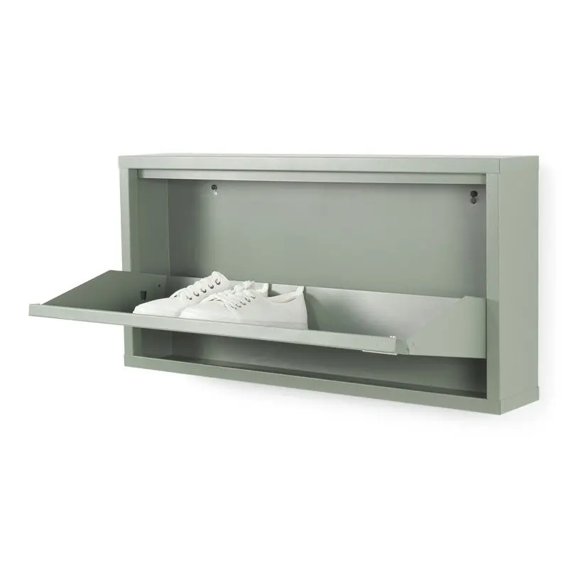 Spinder Design schoenenkast Billy 1 - Dusty Green - 3 paar schoenen Hete Deal