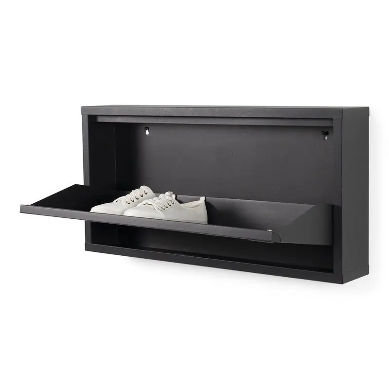 Handgemaakt Spinder Design schoenenkast Billy 1 - Zwart - 3 paar schoenen