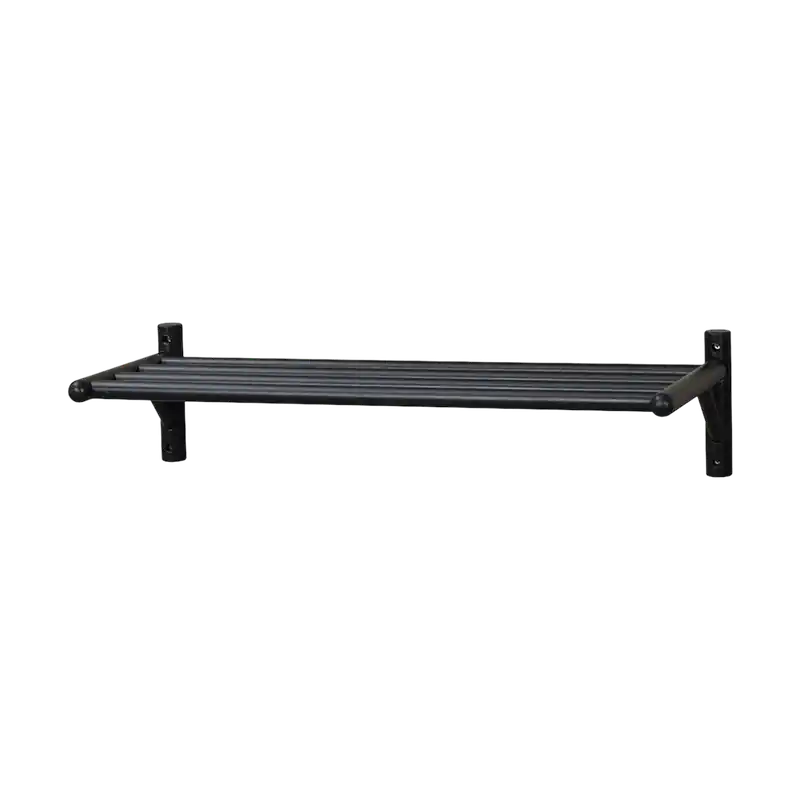 Weekendaanbieding Milford eikenhouten schoenenrek zwart - 80 cm