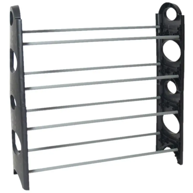 Meest Verkocht Gerimport Schoenenrek - 4-laags - stapelbaar - 20 x 62 x 65 cm - Schoenenrekken