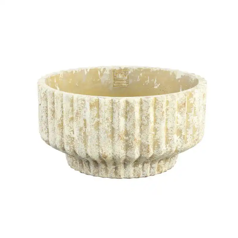 Rechtstreeks Van De Fabrikant PTMD - Pot Gabriel - Beige - 30x30x15cm