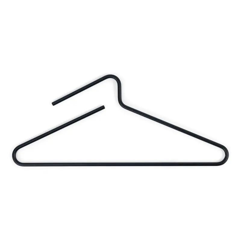 Spinder Design kledinghangers Hang-On - Zwart - set van 5 Superprijs