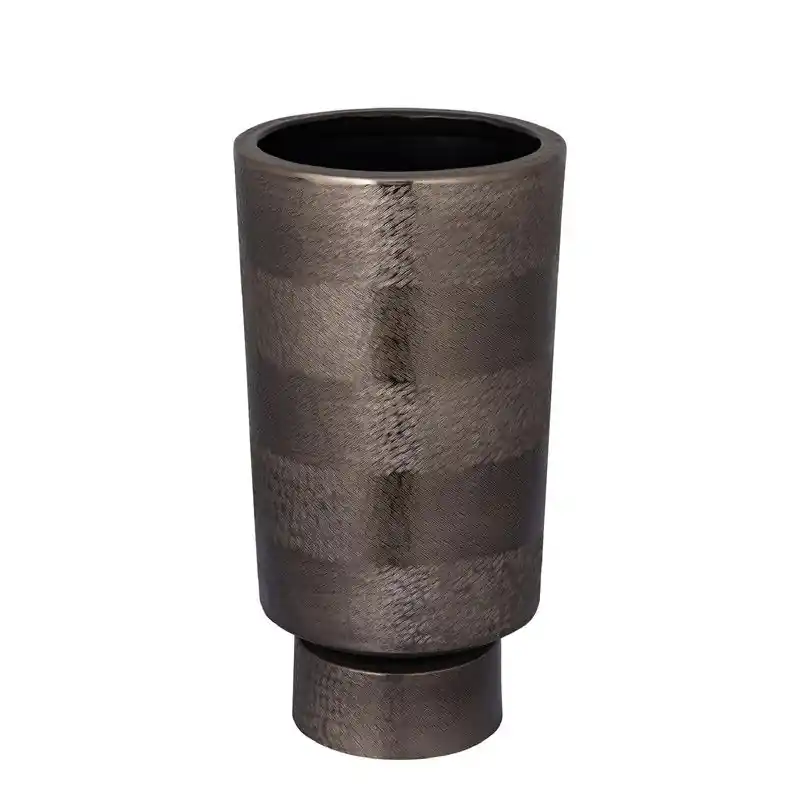 PTMD - Pot Erga - Zwart - 26.5x26.5x50.5cm Bulkbestelling