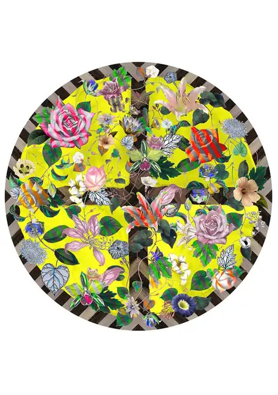 Dagaanbieding Laagpolig vloerkleed Moooi Carpets Malmaison Citrus