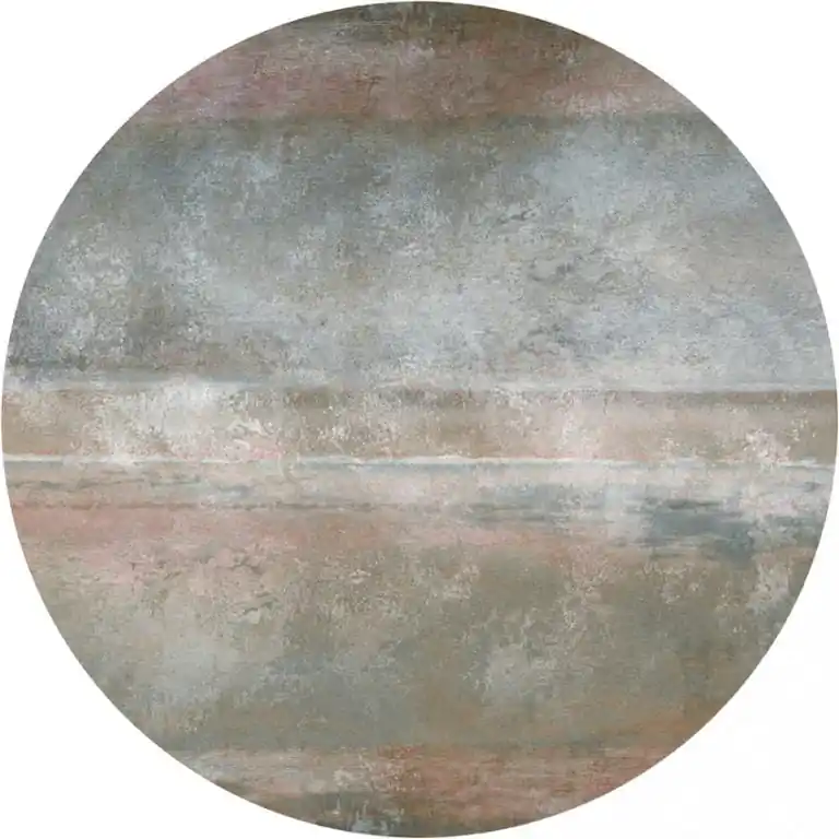 Tijdelijk Beschikbaar Laagpolig vloerkleed Moooi Carpets Morning Asphalt Rond