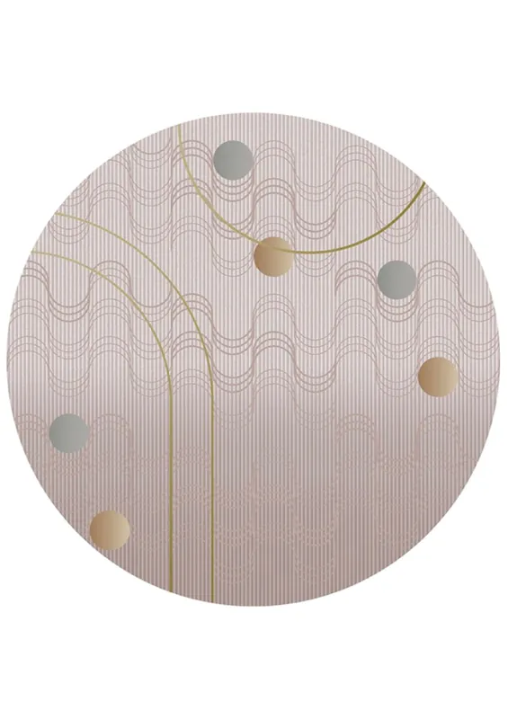 Nu Kopen Laagpolig vloerkleed Moooi Carpets Swell Rose Quarts
