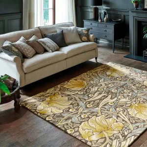 Laagpolig vloerkleed Morris & Co Pimpernel Bullrush 28808 Speciale Aanbieding