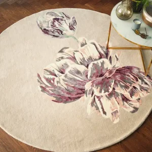 Dagaanbieding Laagpolig vloerkleed Ted Baker Tranquility Beige Rond 56001