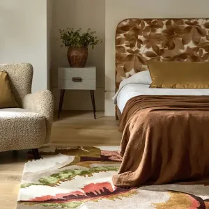 Laagpolig vloerkleed van Harlequin | Calathea Amber - Brazillian rosewood Must-Have
