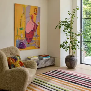 Laagpolig vloerkleed van Harlequin | Calla Pomegranate - Clementine Trendy