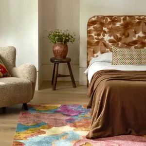 Laagpolig vloerkleed van Harlequin | Foresta Rosewood - huckleberry Geld-Terug-Garantie