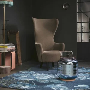 Favoriet Laagpolig vloerkleed Wedgwood Fabled Floral Navy 37508