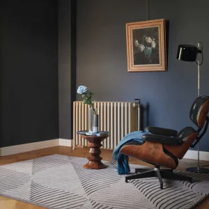 Laagpolig vloerkleed Wedgwood Folia Grey 38305 Favoriet
